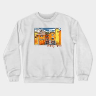 Street Scene Annecy, France Crewneck Sweatshirt